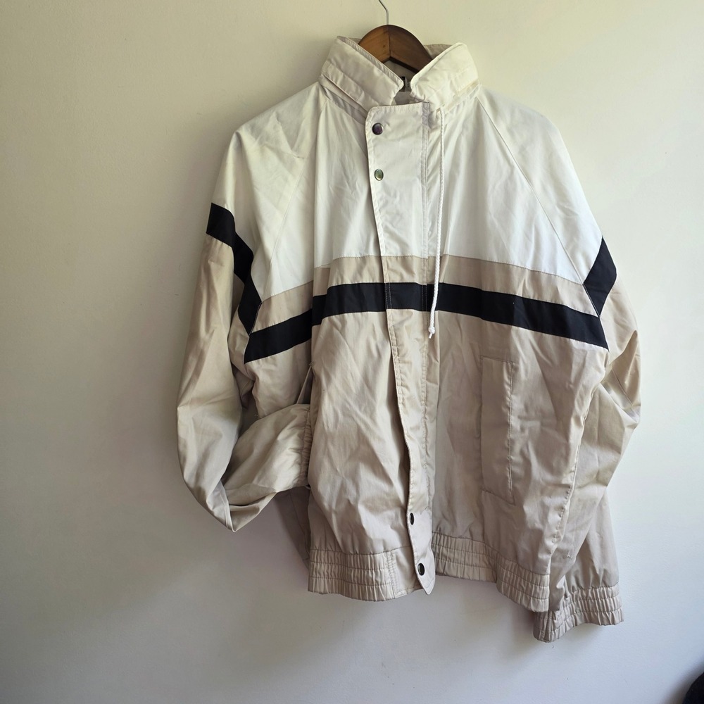 Vintage 80s 90s Colorblock Windbreaker Grandpa Core Gorp Retro Jacket Mens XL